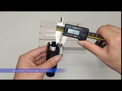 レーザーで溶接された35mmの石塊の钻石