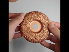 バキュム溶接したウルグメンカービッド磨きパッドの導入