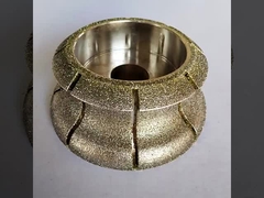 高効率の140mm電圧塗装ダイヤモンドプロフィール磨き機