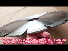 300mmレーザー溶接ダイヤモンド石切断刃 石灰岩切削用のキースロット