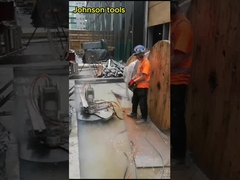 バターみたいに3メートルの鉄筋コンクリートを切る 10倍早く結果!