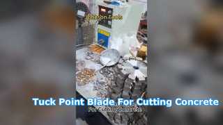 プロのコンクリート切断用のプレミアム 160mm 焼結ターボブレード