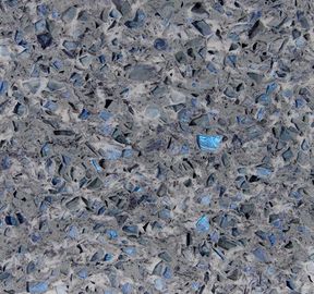 石造りの切断の人工的な水晶宝石類の青い摩耗抵抗の水晶石の平板