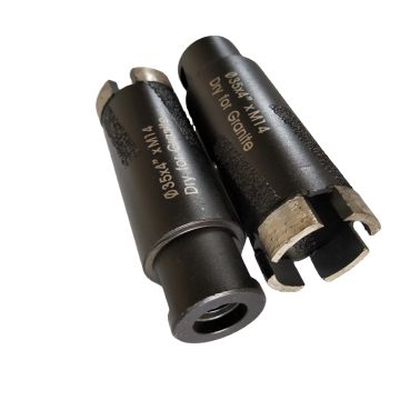 SGS OD 35mmの花こう岩のための棒のろう付けの乾燥したダイヤモンドの穿孔機ビット