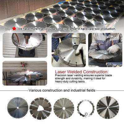 コンクリート、350mmリング ダイヤモンドの切口のための14インチのダイヤモンドの切刃は鋸歯を