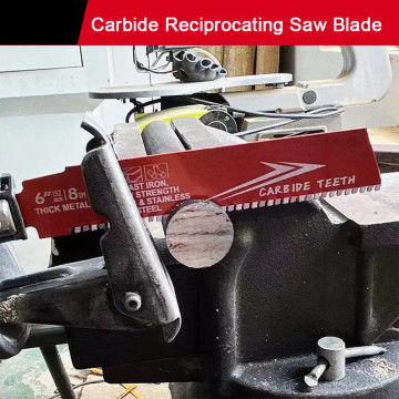 6インチバイメタルOEM 互換式ソーブレード 工業用金属 鋳鉄合金 鉄 Sawzall Blade カービッド