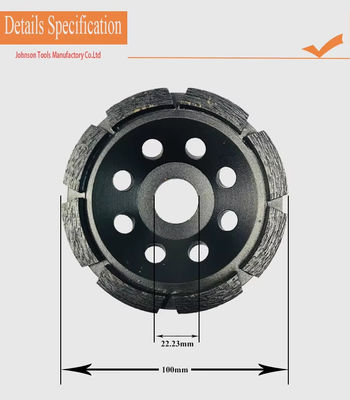 5石造りの粉砕のための具体的な粉砕車輪、単一の列のコップの車輪、ぬれた粉砕