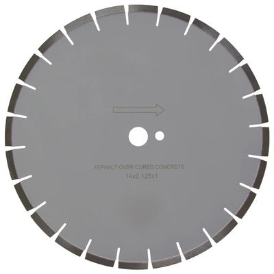 10"はレーザー六角形の穴が付いている具体的なダイヤモンドの刃を溶接した