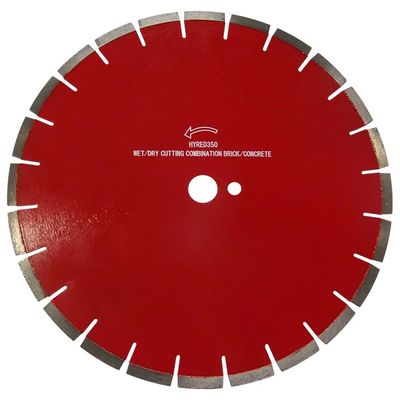 10"はレーザー六角形の穴が付いている具体的なダイヤモンドの刃を溶接した
