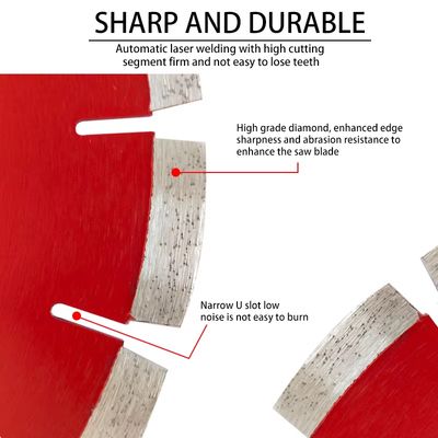 高精度のダイヤモンドのコンクリートは180mmに溝を作るコンクリートについては鋸歯を