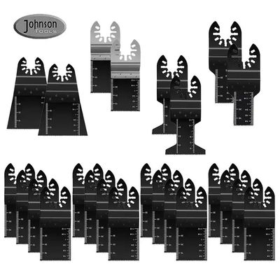 24PCS ユニバーサル メタル 木 振動式 マルチツール 迅速 リリース マルチツール サーブ 刃