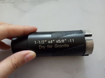 SGS OD 35mmの花こう岩のための棒のろう付けの乾燥したダイヤモンドの穿孔機ビット