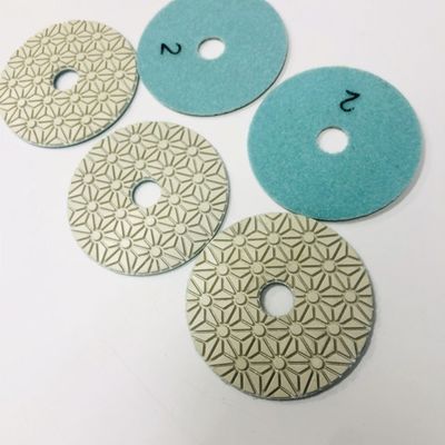 100mm花こう岩のための3つのステップ ダイヤモンドの磨くパッド