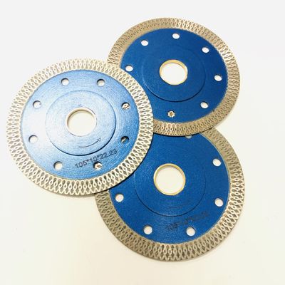 105mmの熱い押された網のターボ回状はダイヤモンドのタイルの刃を見た