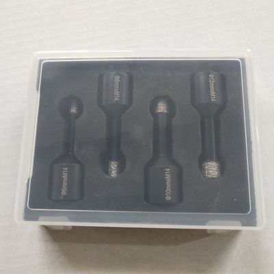 陶磁器4pcs 10mmのダイヤモンドの穿孔機のビットによって区分される設計