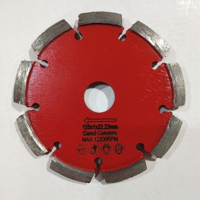 直角の125mmのタック ポイント ダイヤモンドの刃の粉砕車輪