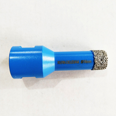 14mmのM14真空はプラスチック カバーが付いているタイルのためのダイヤモンドのコア・ビットをろう付けした